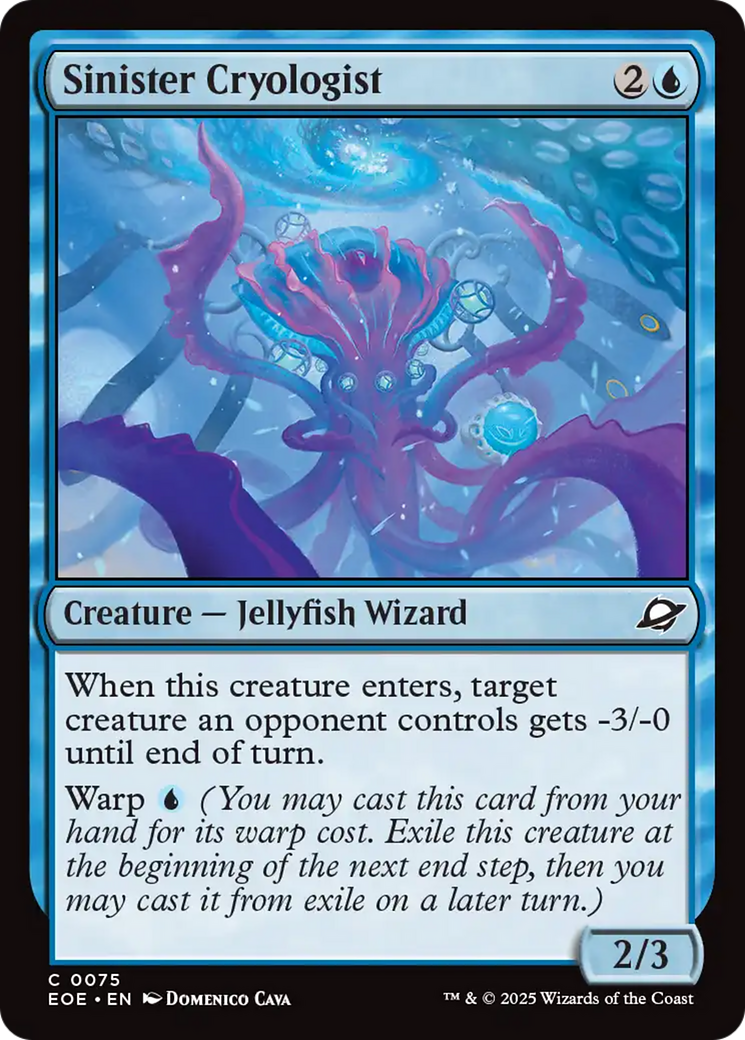 Sinister Cryologist [Edge of Eternities] | Exor Games Dartmouth