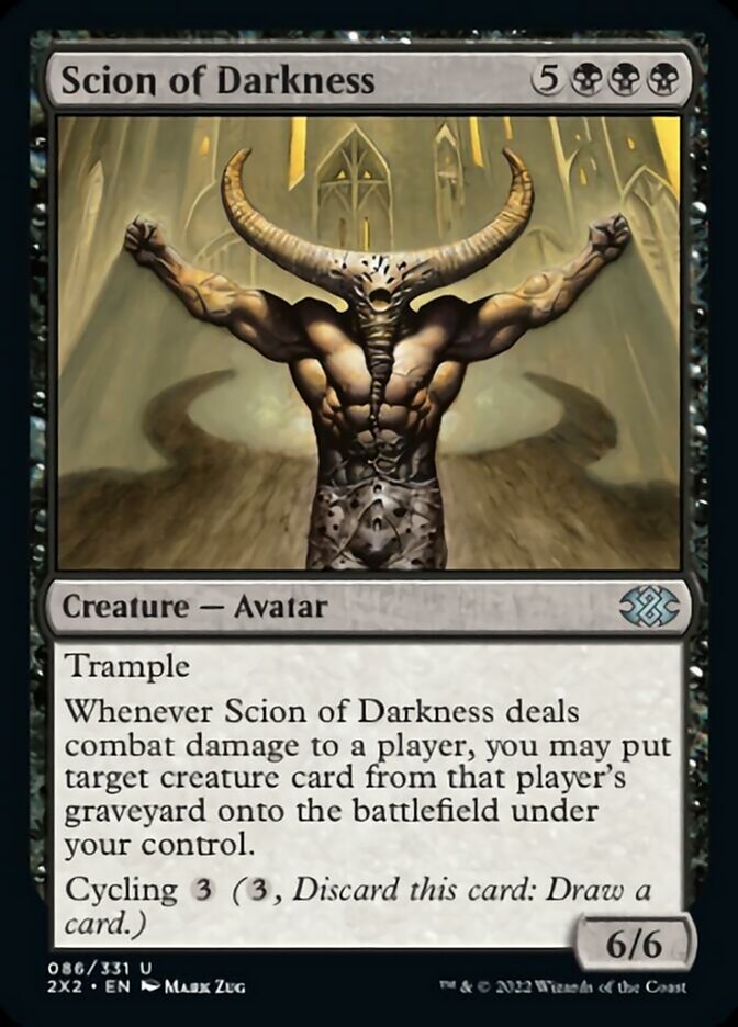 Scion of Darkness [Double Masters 2022] | Exor Games Dartmouth