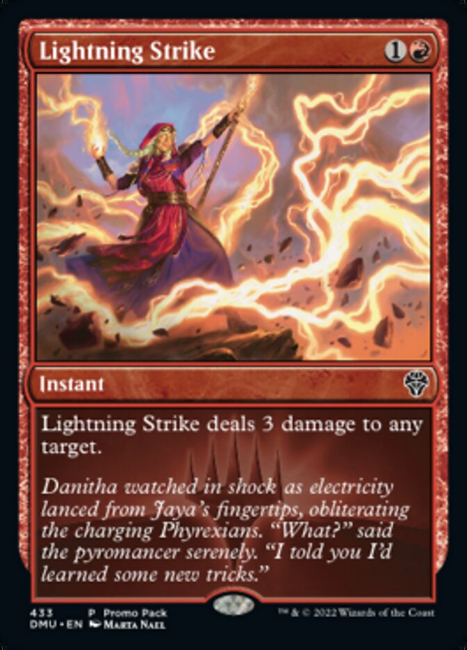 Lightning Strike (Promo Pack) [Dominaria United Promos] | Exor Games Dartmouth