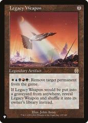 Legacy Weapon [The List] | Exor Games Dartmouth