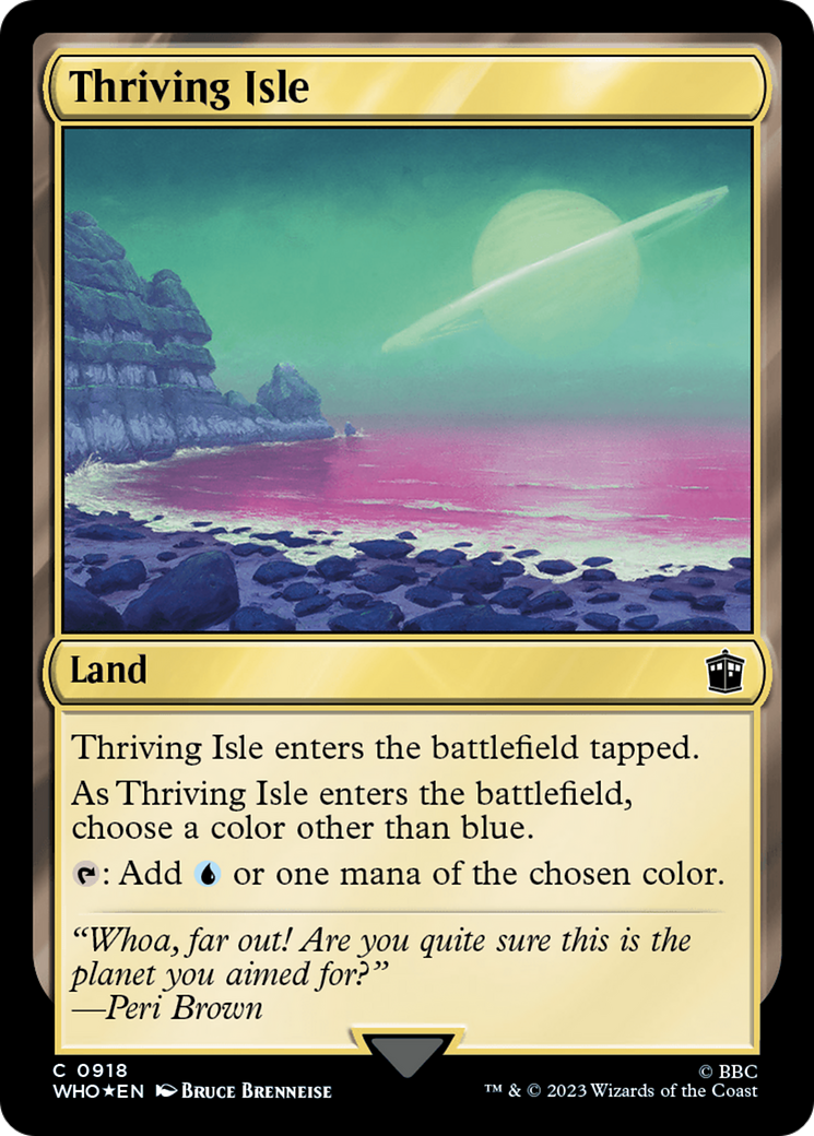 Thriving Isle (Surge Foil) [Doctor Who] | Exor Games Dartmouth