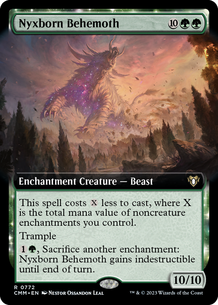Nyxborn Behemoth (Extended Art) [Commander Masters] | Exor Games Dartmouth