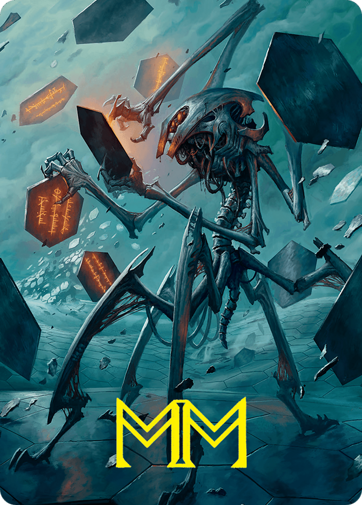 Scrawling Crawler Art Card (50/54) (Gold-Stamped Signature) [Foundations Art Series] | Exor Games Dartmouth