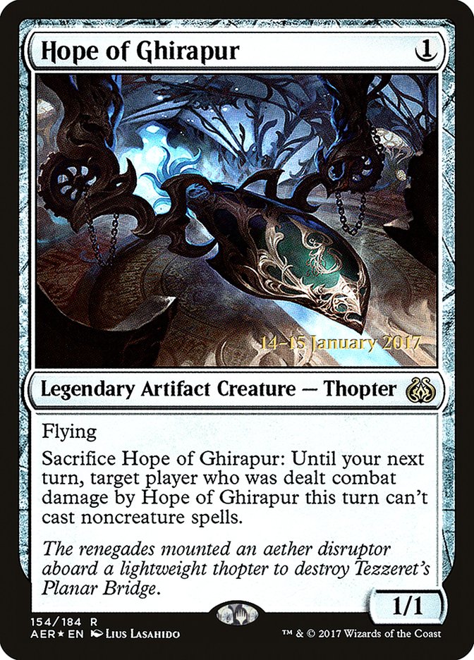 Hope of Ghirapur [Aether Revolt Prerelease Promos] | Exor Games Dartmouth