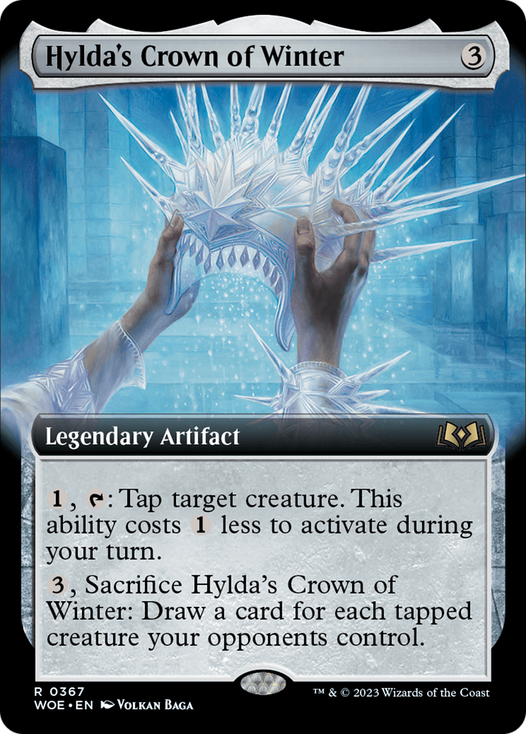 Hylda's Crown of Winter (Extended Art) [Wilds of Eldraine] | Exor Games Dartmouth