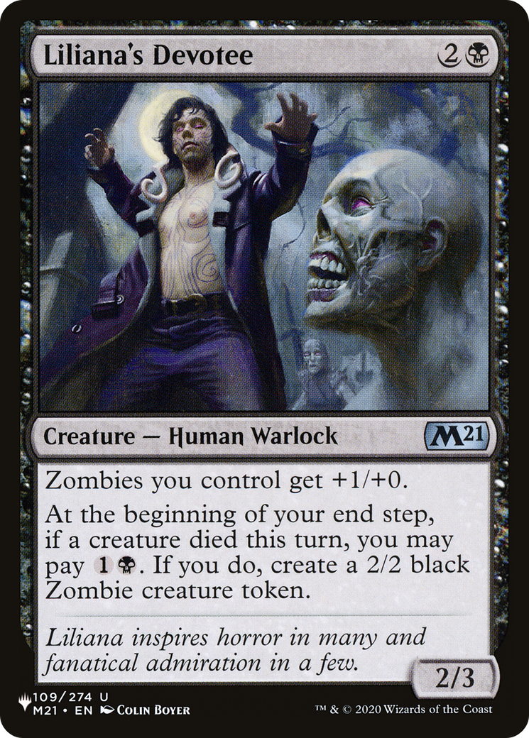 Liliana's Devotee [The List] | Exor Games Dartmouth