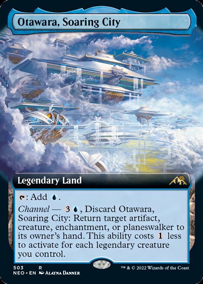 Otawara, Soaring City (Extended Art) [Kamigawa: Neon Dynasty] | Exor Games Dartmouth