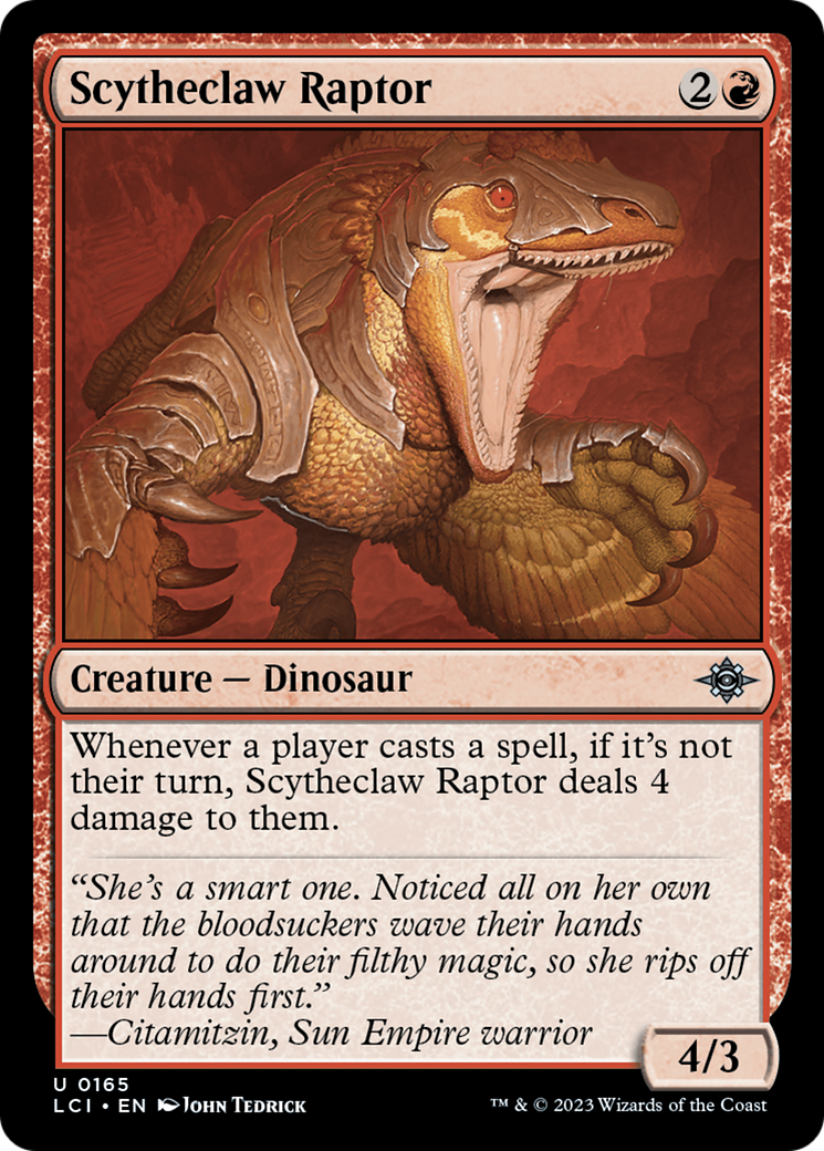 Scytheclaw Raptor [The Lost Caverns of Ixalan] | Exor Games Dartmouth