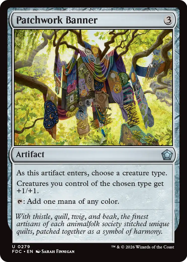 Patchwork Banner [Foundations Commander] | Exor Games Dartmouth