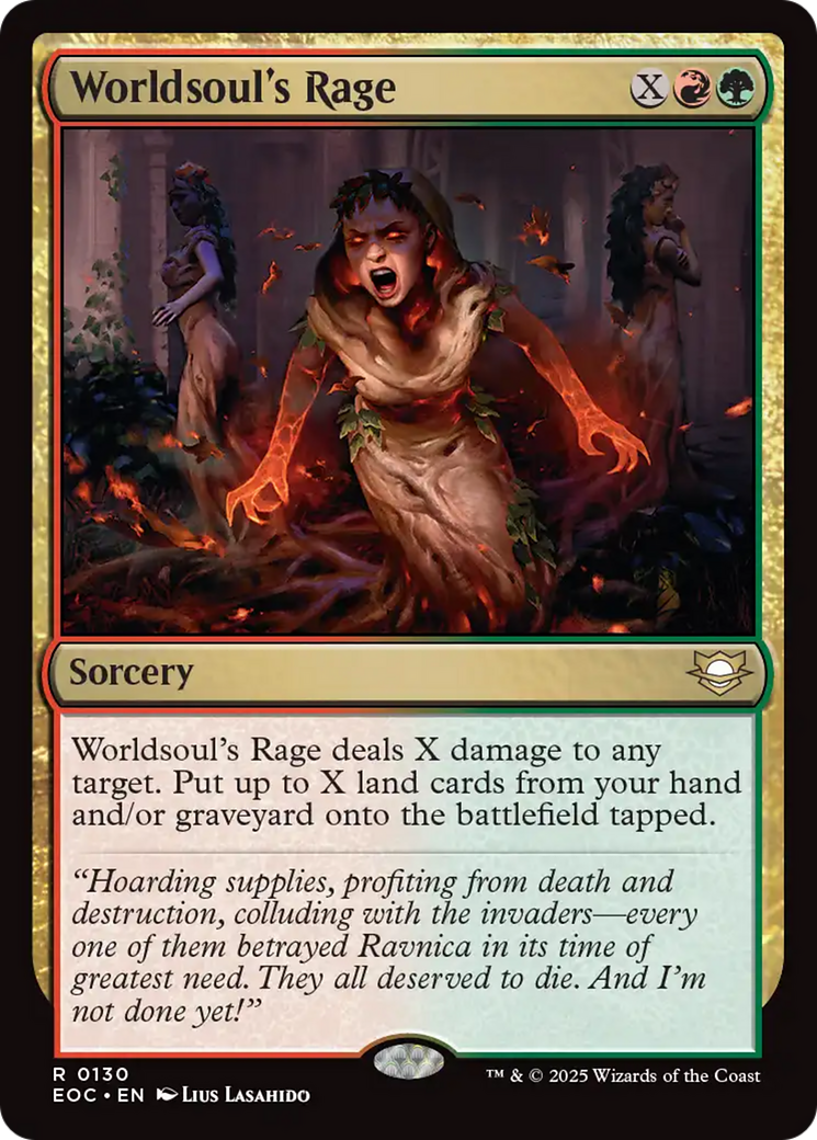 Worldsoul's Rage [Edge of Eternities Commander] | Exor Games Dartmouth