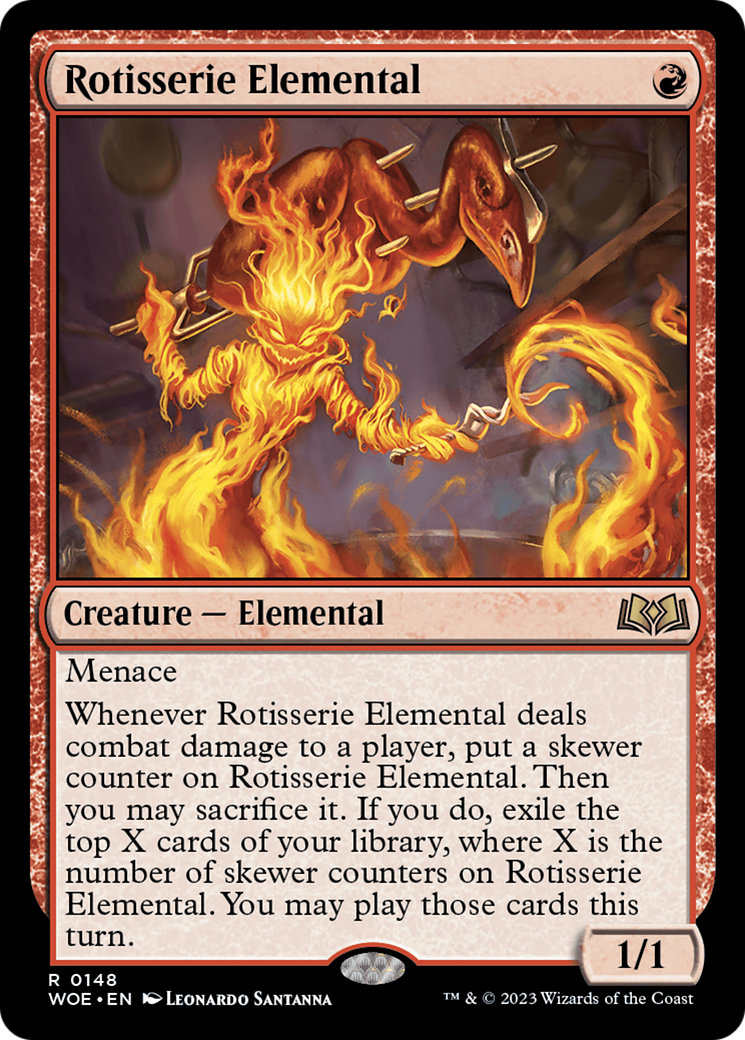 Rotisserie Elemental [Wilds of Eldraine] | Exor Games Dartmouth