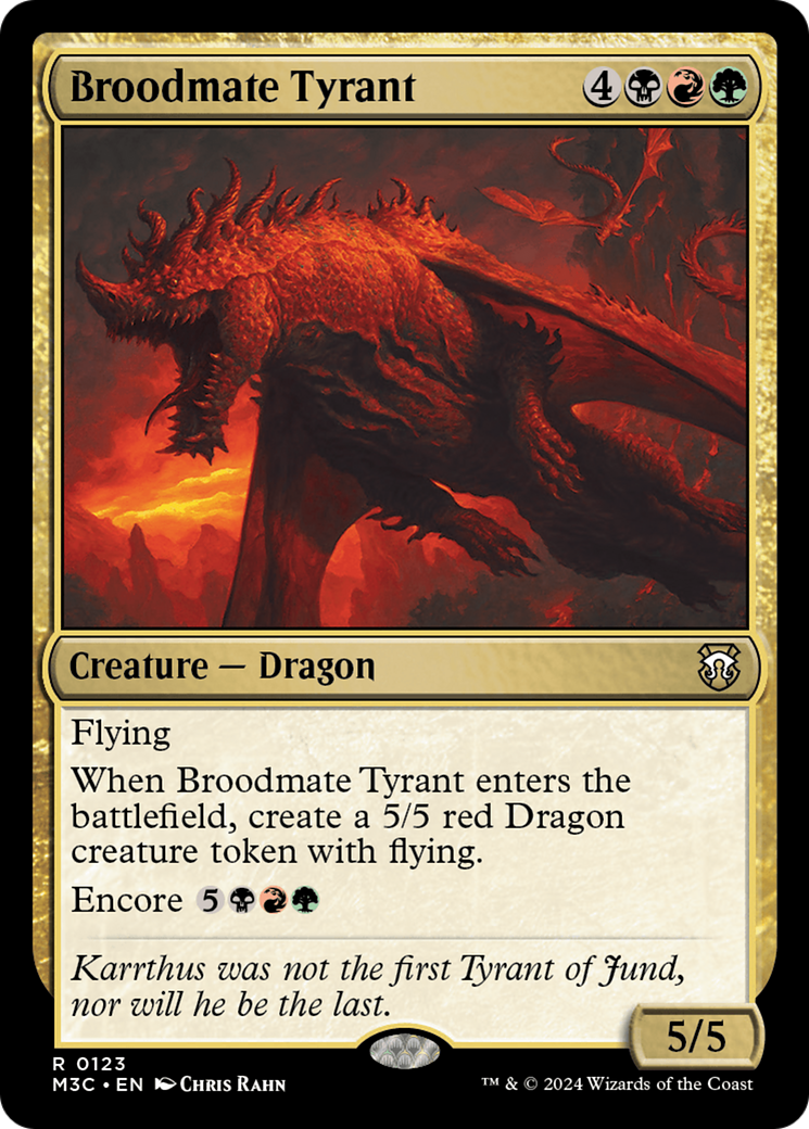 Broodmate Tyrant [Modern Horizons 3 Commander] | Exor Games Dartmouth