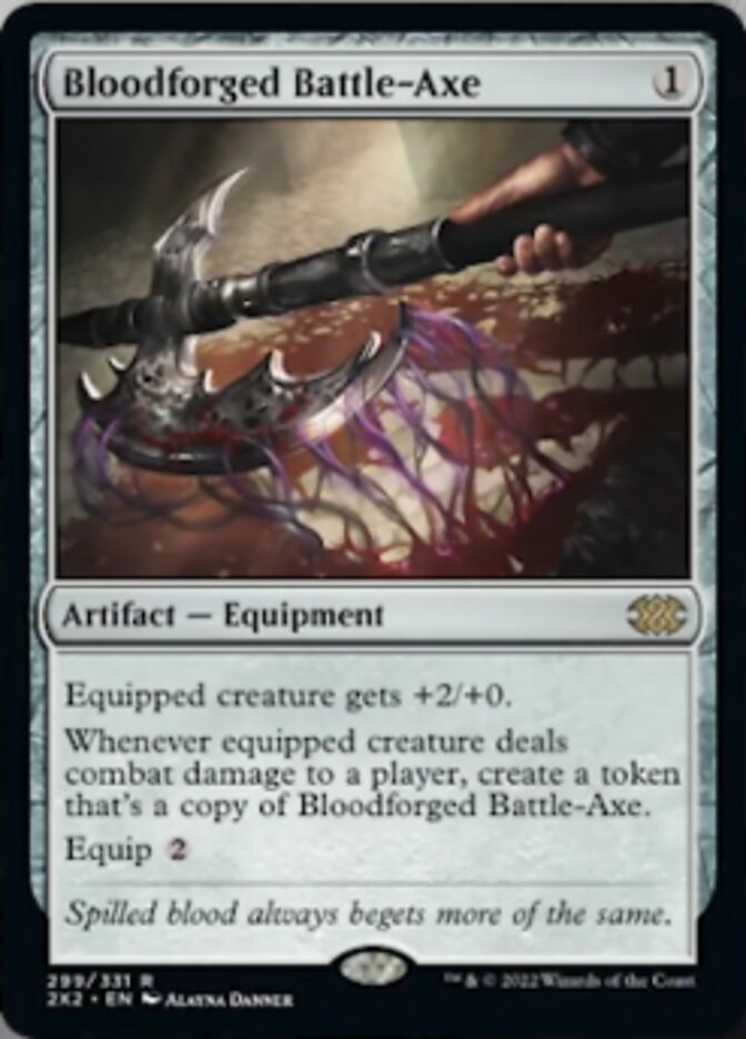 Bloodforged Battle-Axe [Double Masters 2022] | Exor Games Dartmouth