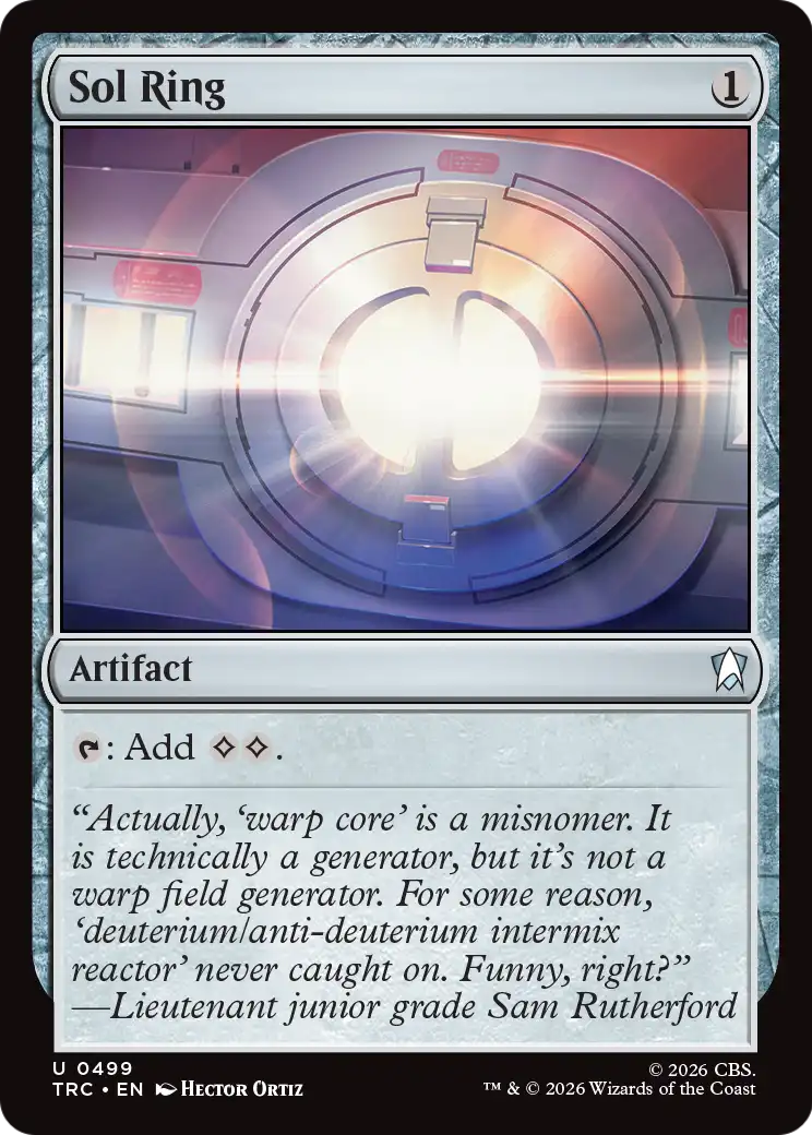Sol Ring (Surge Foil) [Star Trek Commander] | Exor Games Dartmouth