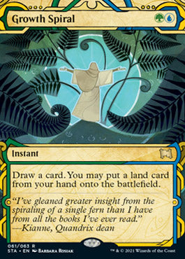 Growth Spiral (Foil Etched) [Strixhaven: Mystical Archive] | Exor Games Dartmouth