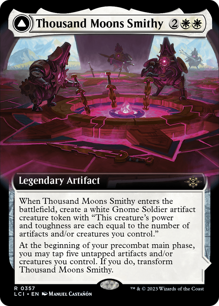 Thousand Moons Smithy (Extended Art) // Barracks of the Thousand [The Lost Caverns of Ixalan] | Exor Games Dartmouth