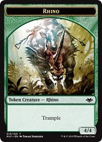Rhino (013) // Spirit (016) Double-Sided Token [Modern Horizons Tokens] | Exor Games Dartmouth