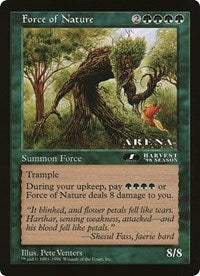 Force of Nature (Oversized) [Oversize Cards] | Exor Games Dartmouth