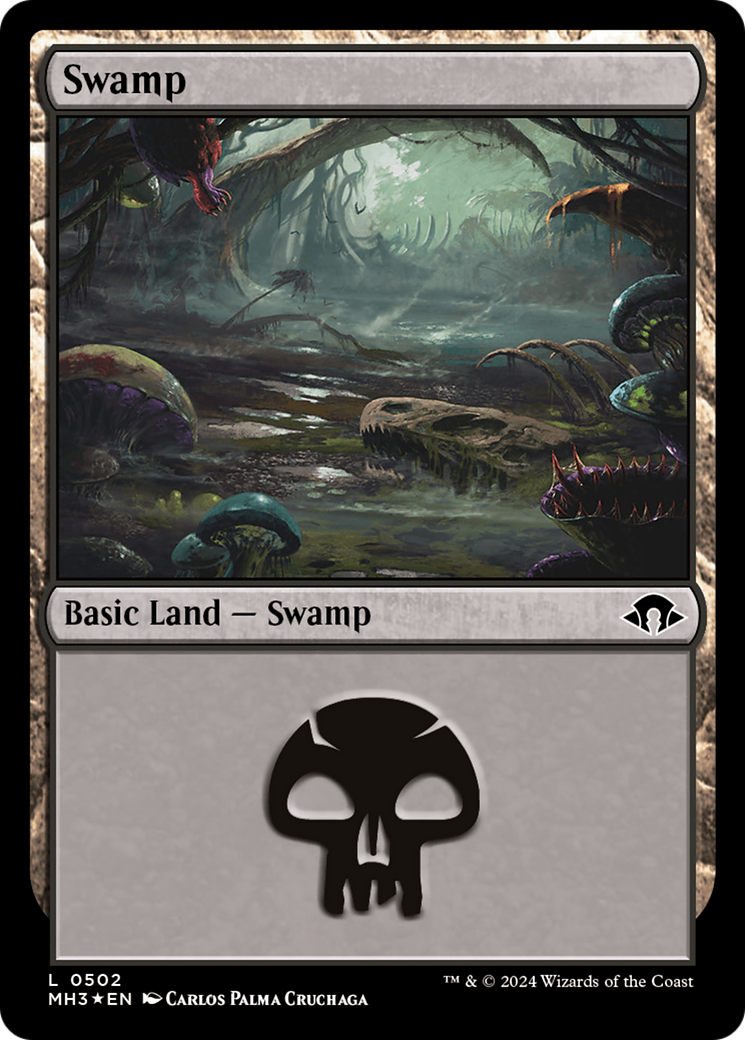 Swamp (0502) (Ripple Foil) [Modern Horizons 3] | Exor Games Dartmouth