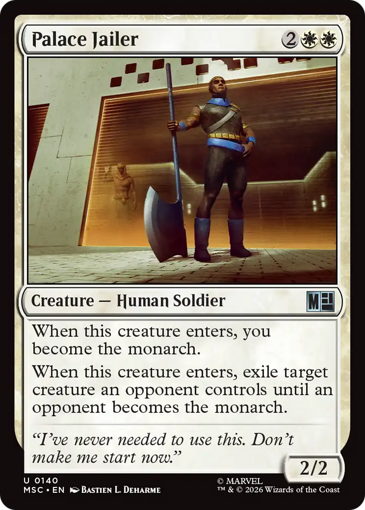 Palace Jailer (Surge Foil) [Marvel Super Heroes Commander] | Exor Games Dartmouth