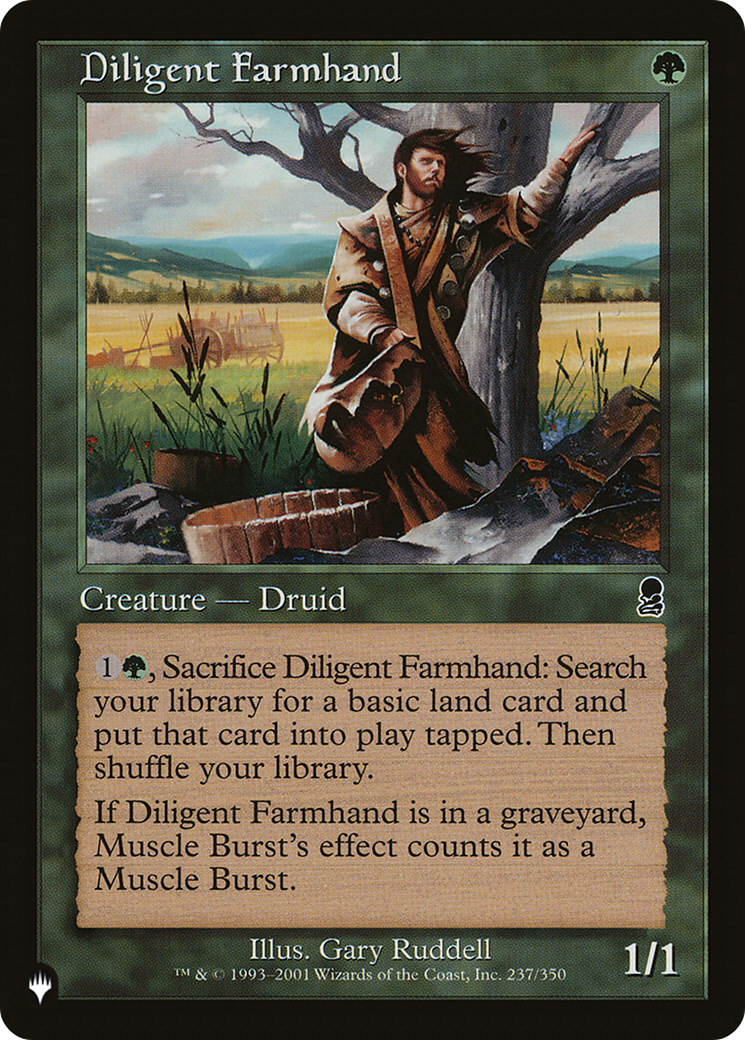 Diligent Farmhand [The List Reprints] | Exor Games Dartmouth