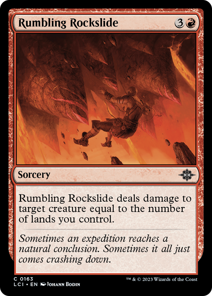 Rumbling Rockslide [The Lost Caverns of Ixalan] | Exor Games Dartmouth