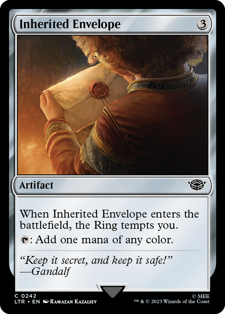 Inherited Envelope [The Lord of the Rings: Tales of Middle-Earth] | Exor Games Dartmouth