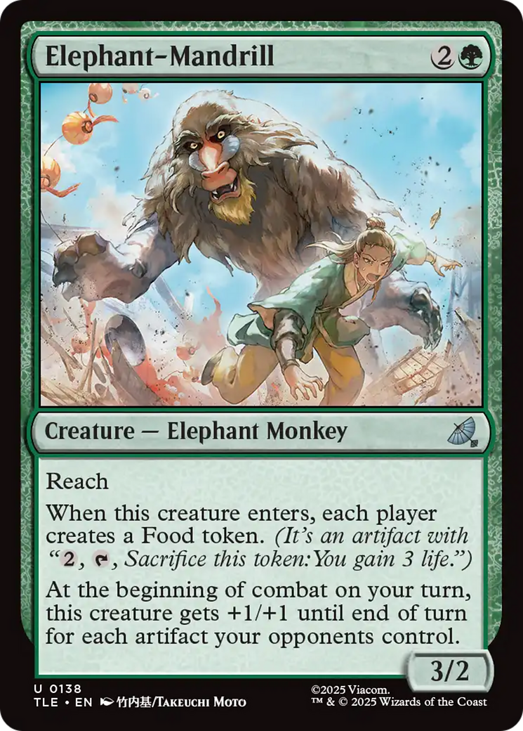 Elephant-Mandrill [Avatar: The Last Airbender: Eternal-Legal] | Exor Games Dartmouth
