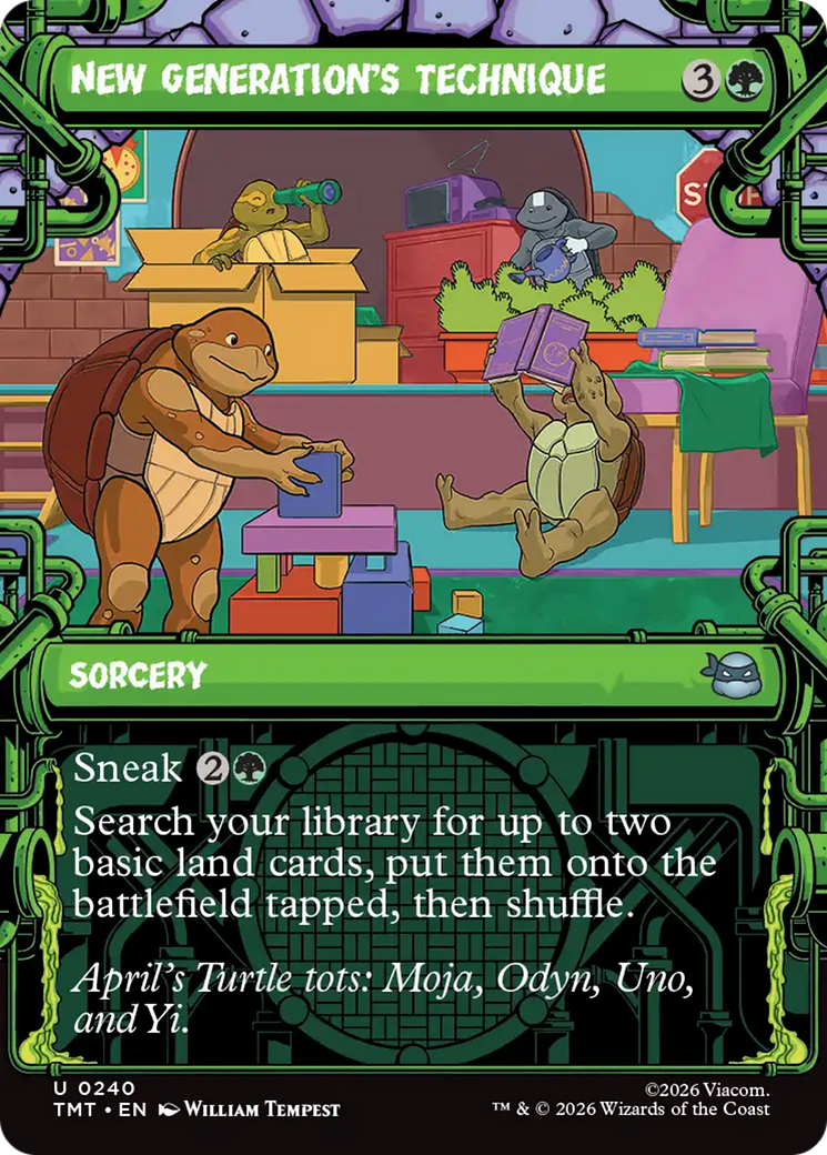 New Generation's Technique (Showcase) [Teenage Mutant Ninja Turtles] | Exor Games Dartmouth