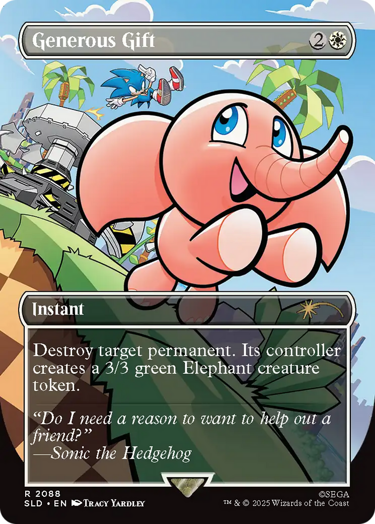 Generous Gift (2088) (Rainbow Foil) [Secret Lair Drop Series] | Exor Games Dartmouth