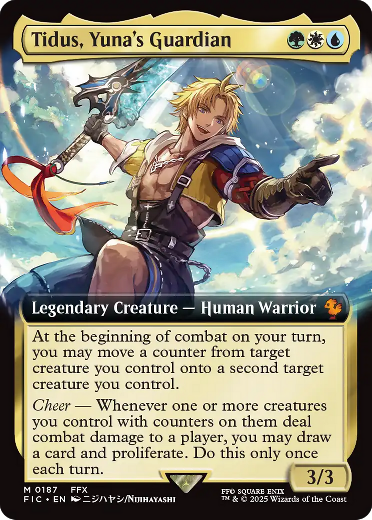 Tidus, Yuna's Guardian (Extended Art) [FINAL FANTASY Commander] | Exor Games Dartmouth