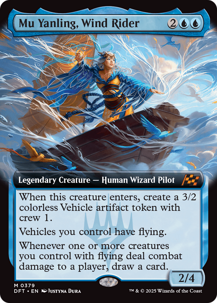 Mu Yanling, Wind Rider (Extended Art) [Aetherdrift] | Exor Games Dartmouth