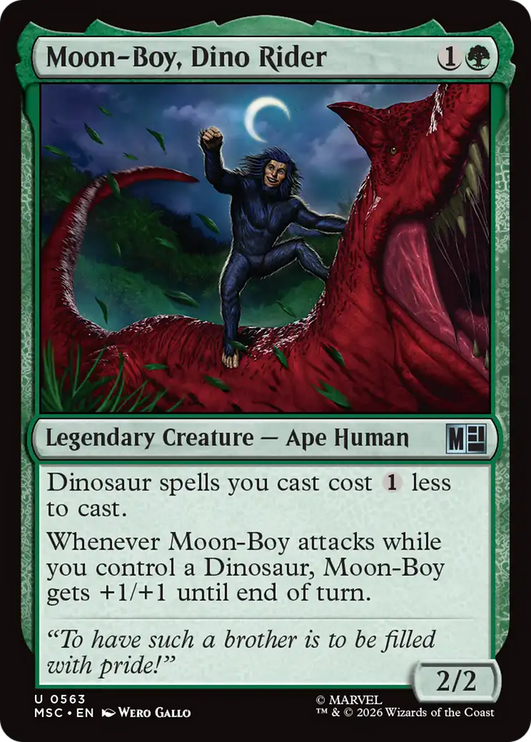 Moon-Boy, Dino Rider [Marvel Super Heroes Commander] | Exor Games Dartmouth