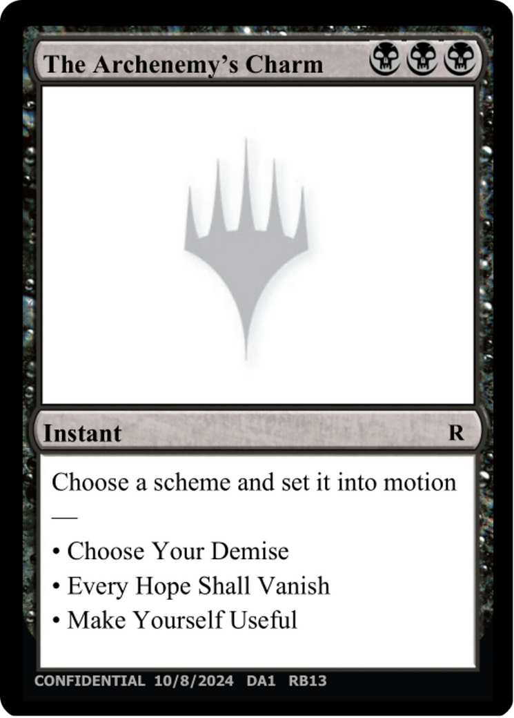 The Archenemy's Charm [Unknown Event] | Exor Games Dartmouth