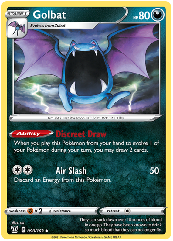 Golbat (090/163) [Sword & Shield: Battle Styles] | Exor Games Dartmouth