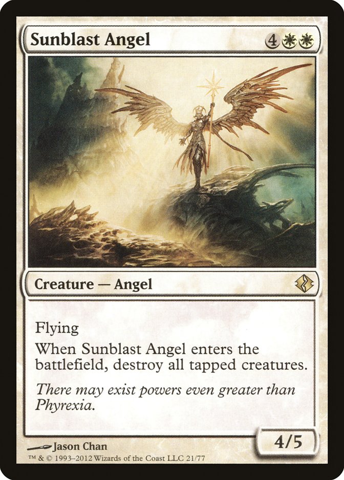 Sunblast Angel [Duel Decks: Venser vs. Koth] | Exor Games Dartmouth
