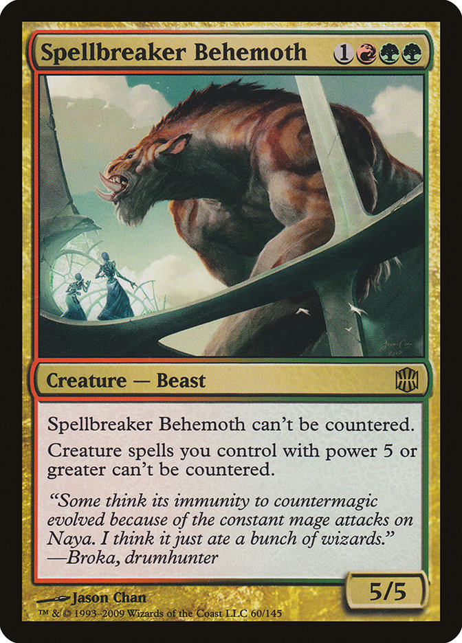 Spellbreaker Behemoth (Oversized) [Oversize Cards] | Exor Games Dartmouth