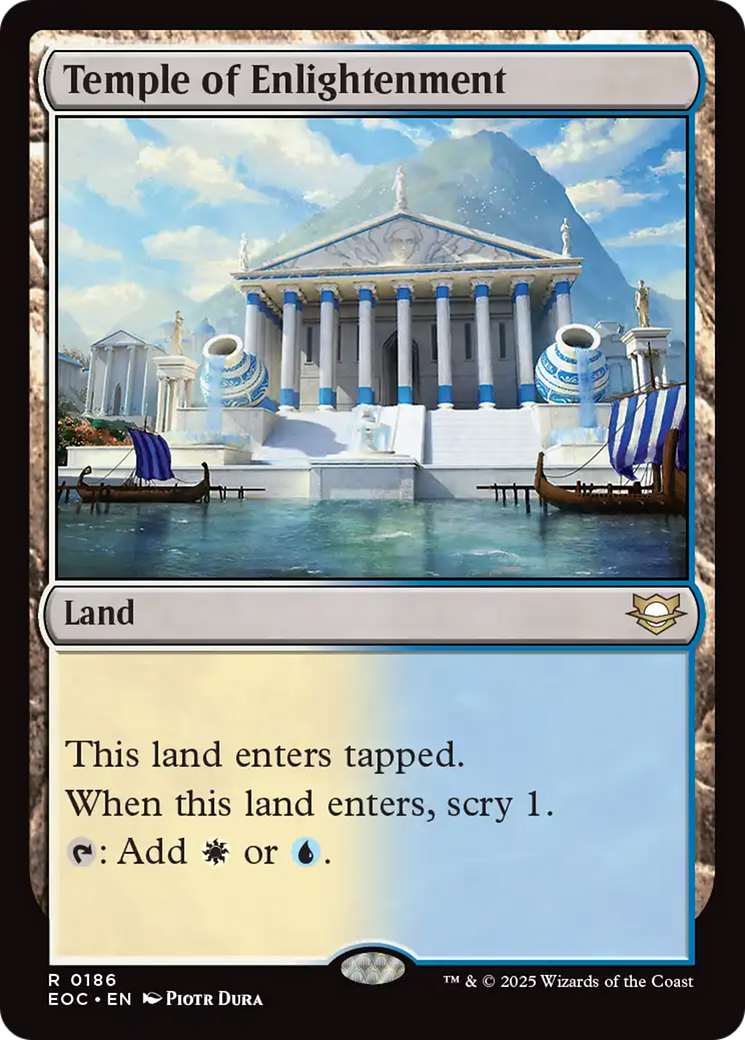 Temple of Enlightenment [Edge of Eternities Commander] | Exor Games Dartmouth