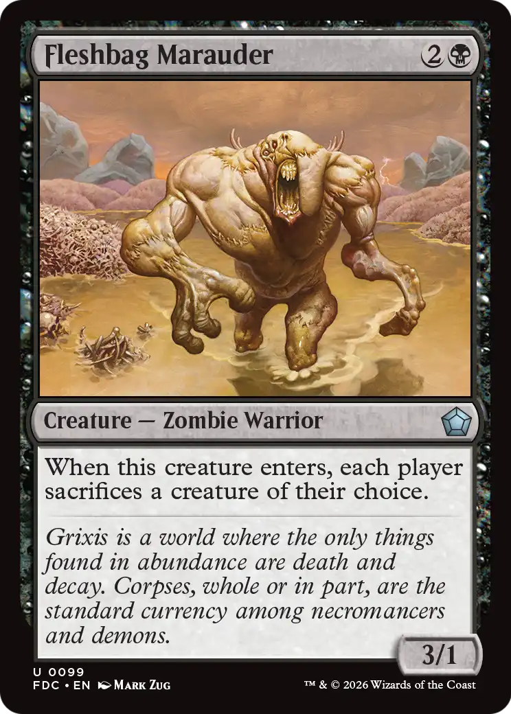 Fleshbag Marauder [Foundations Commander] | Exor Games Dartmouth