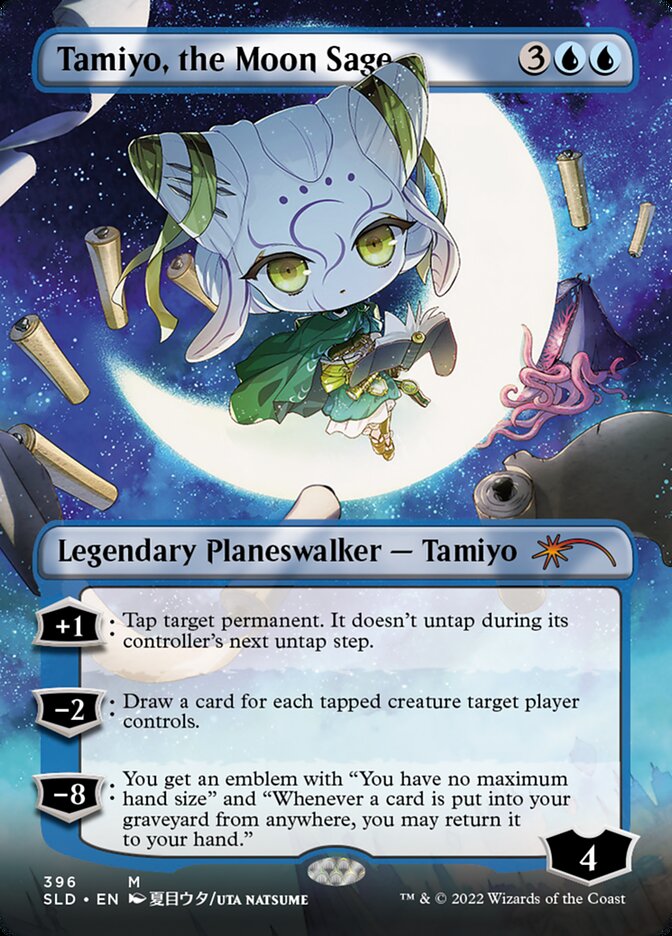 Tamiyo, the Moon Sage (Borderless) [Secret Lair Drop Series] | Exor Games Dartmouth