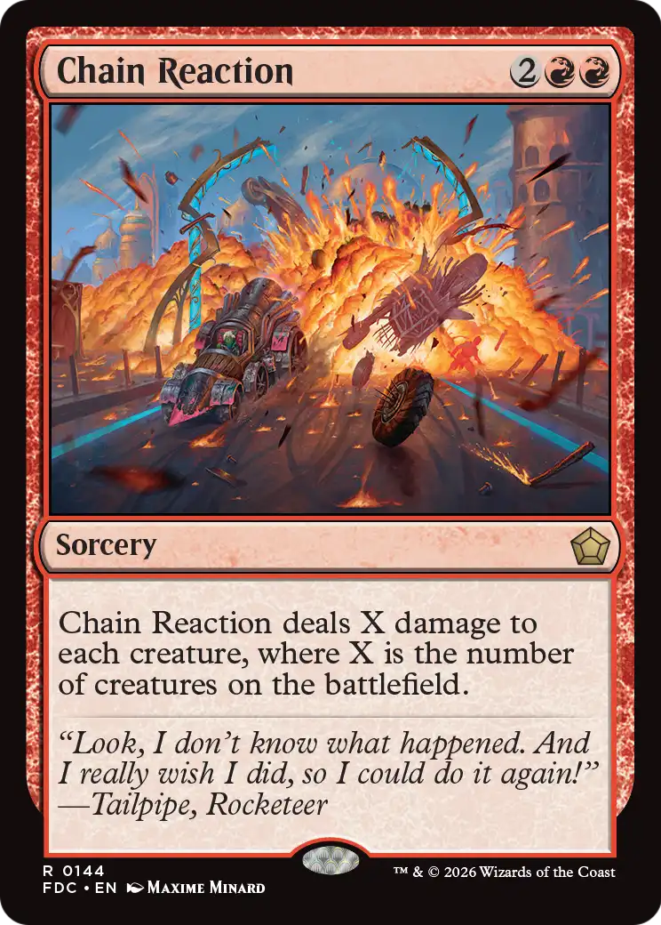Chain Reaction [Foundations Commander] | Exor Games Dartmouth