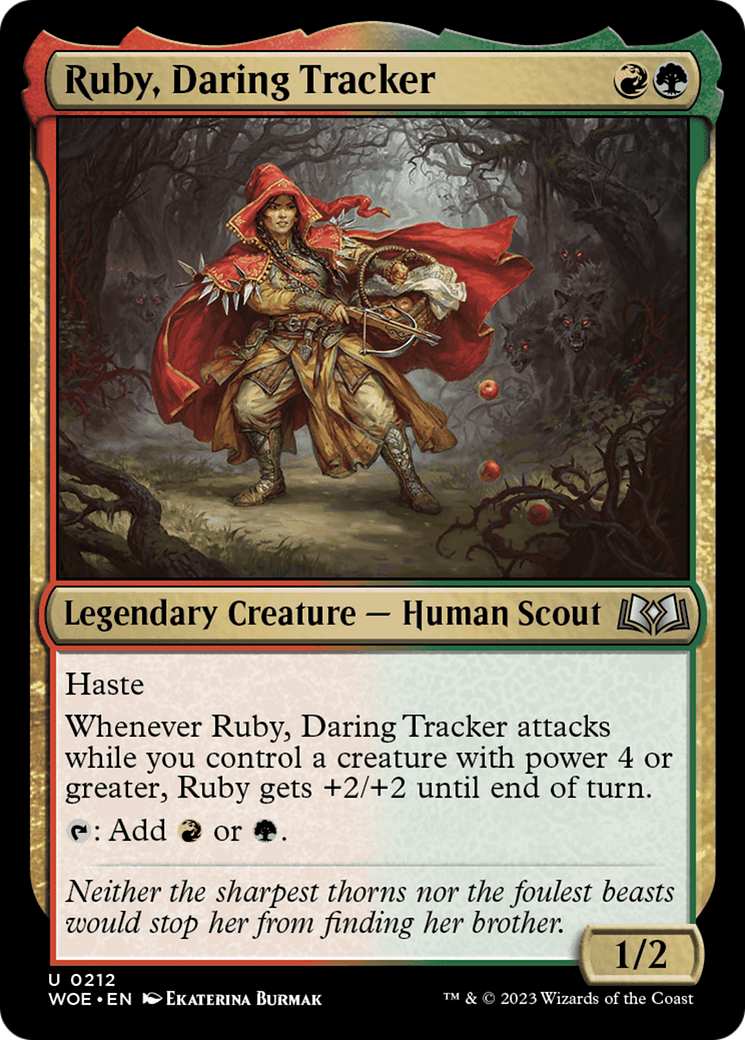 Ruby, Daring Tracker [Wilds of Eldraine] | Exor Games Dartmouth