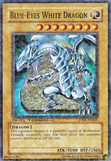 Blue-Eyes White Dragon [DT01-EN001] Super Rare | Exor Games Dartmouth