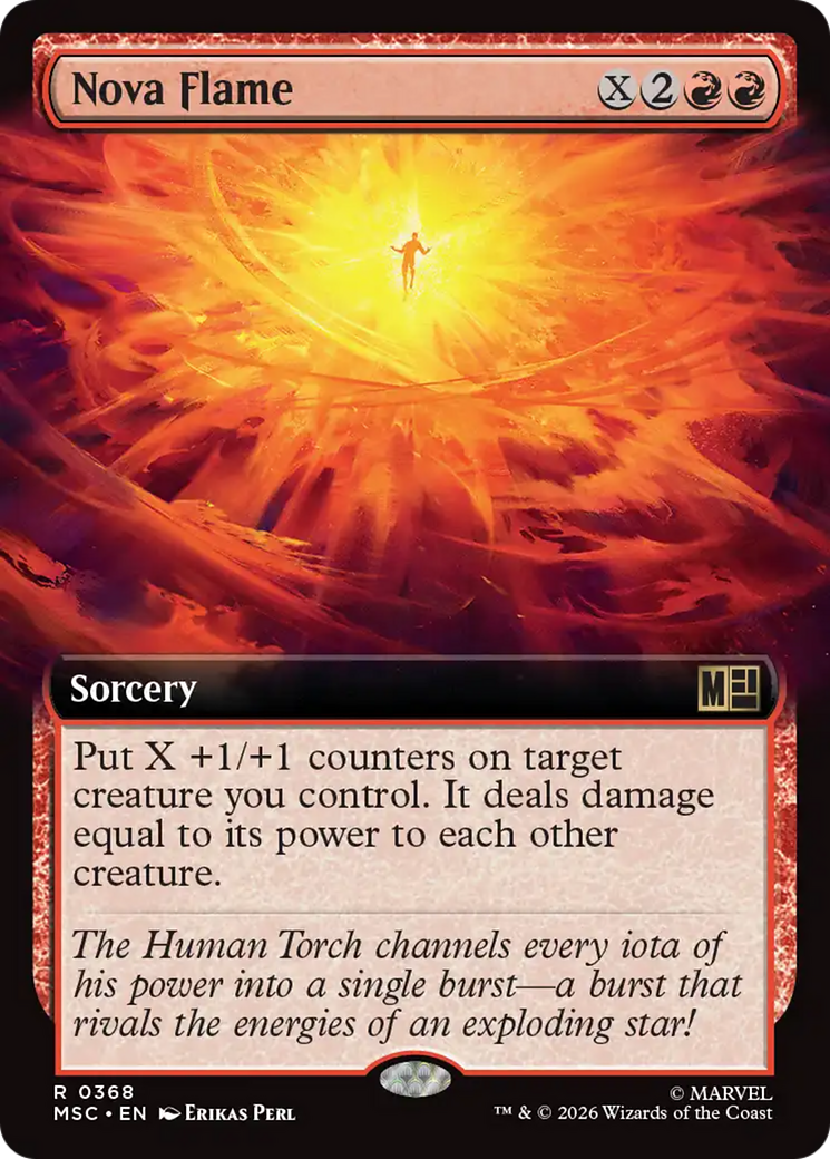 Nova Flame (Extended Art) [Marvel Super Heroes Commander] | Exor Games Dartmouth