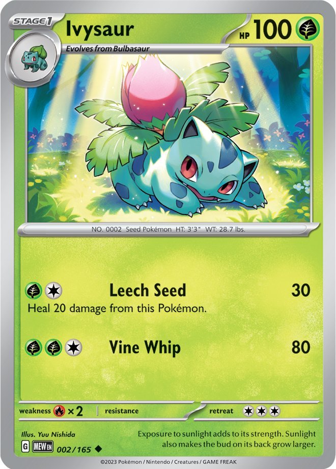 Ivysaur (002/165) [Scarlet & Violet: 151] | Exor Games Dartmouth