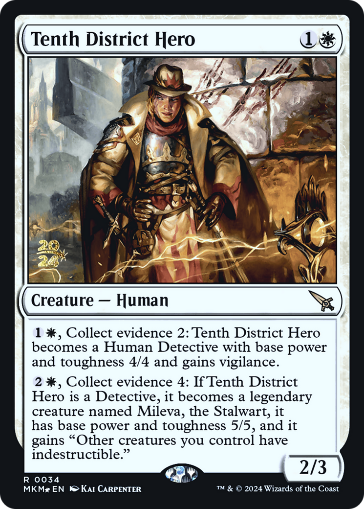 Tenth District Hero [Murders at Karlov Manor Prerelease Promos] | Exor Games Dartmouth