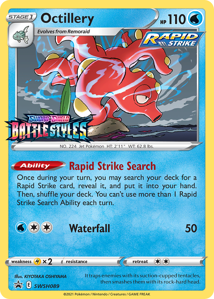 Octillery (SWSH089) (Prerelease Promo) [Sword & Shield: Black Star Promos] | Exor Games Dartmouth