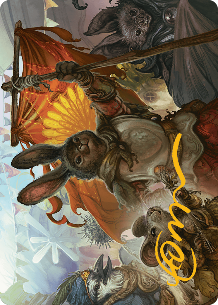 Valley Questcaller 2 Art Card (Gold-Stamped Signature) [Bloomburrow Art Series] | Exor Games Dartmouth