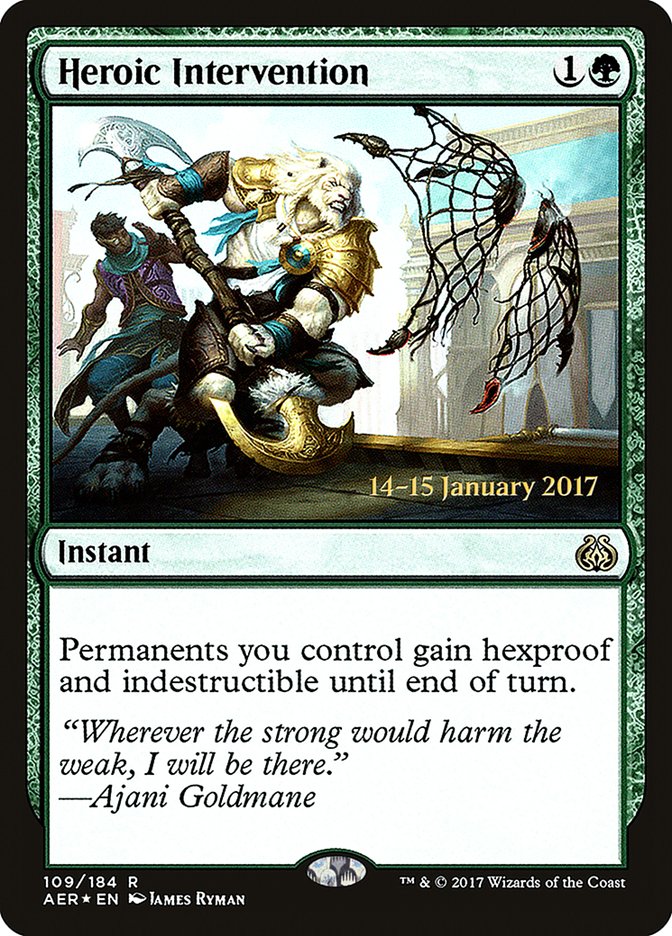 Heroic Intervention [Aether Revolt Prerelease Promos] | Exor Games Dartmouth