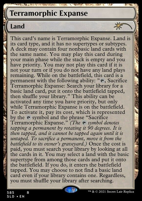 Terramorphic Expanse (Full Text) [Secret Lair Drop Promos] | Exor Games Dartmouth